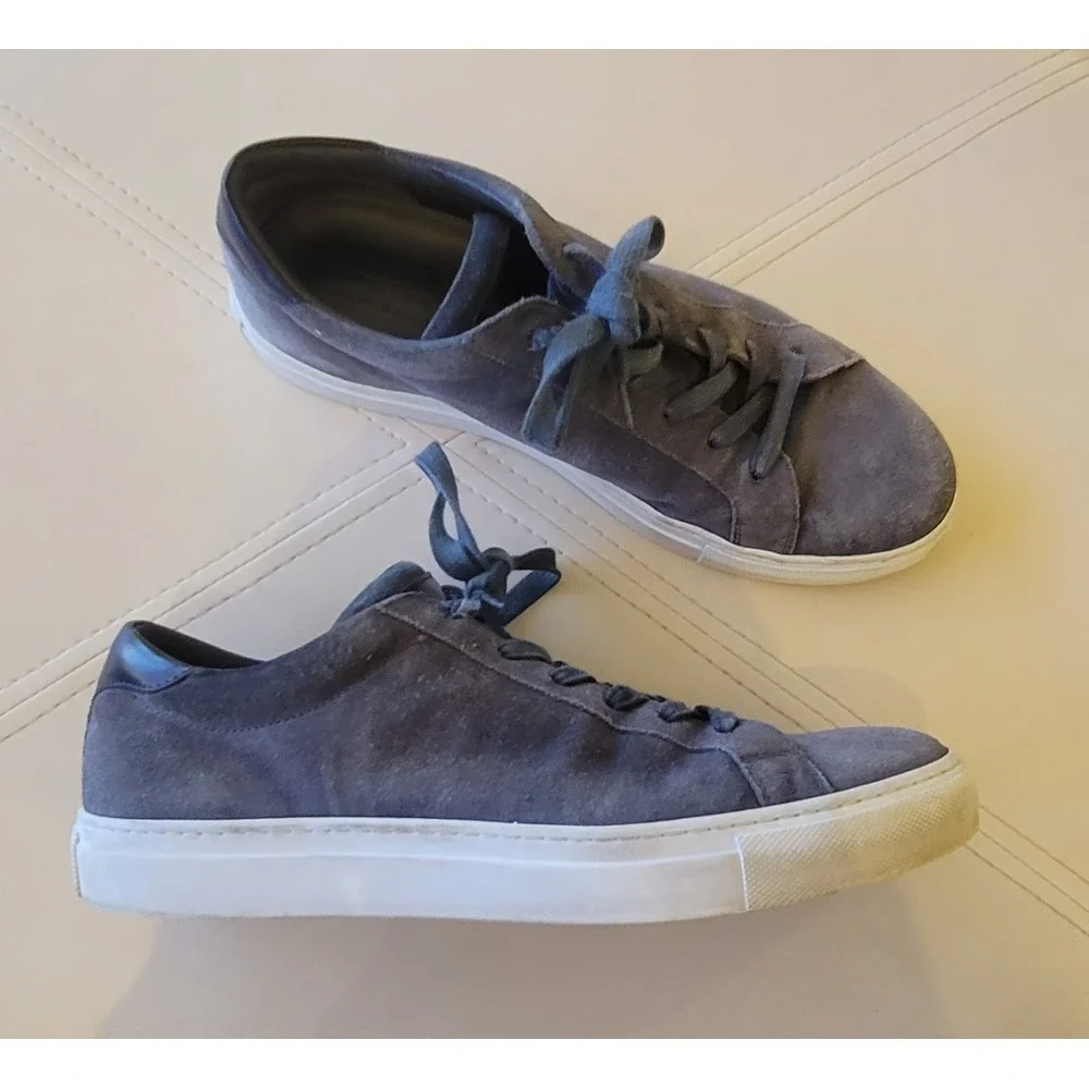 To Boot New‎ York Adam Derrick Men's Blue Suede Casual Sneaker Size 7 In Italy